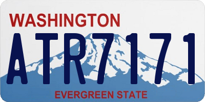 WA license plate ATR7171