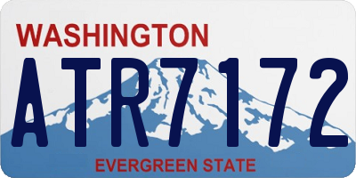 WA license plate ATR7172
