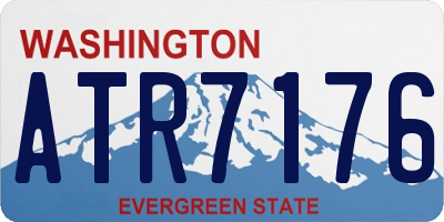 WA license plate ATR7176