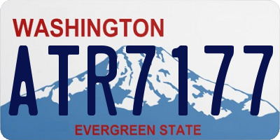 WA license plate ATR7177