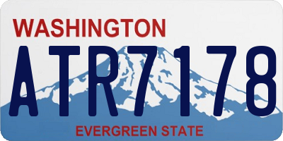 WA license plate ATR7178