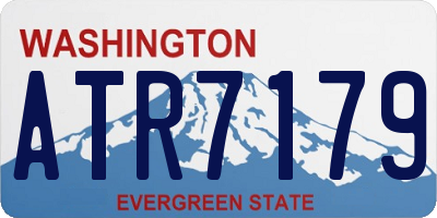 WA license plate ATR7179