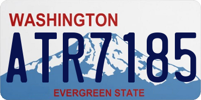 WA license plate ATR7185
