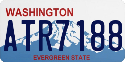 WA license plate ATR7188