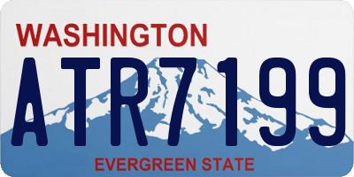 WA license plate ATR7199