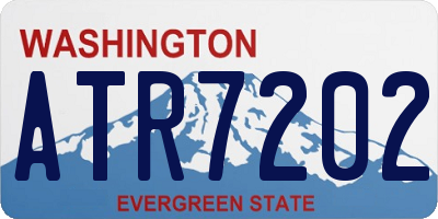 WA license plate ATR7202