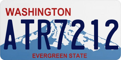 WA license plate ATR7212