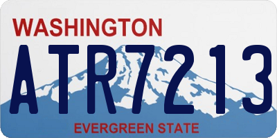 WA license plate ATR7213
