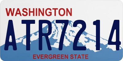 WA license plate ATR7214