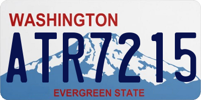 WA license plate ATR7215