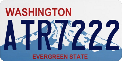 WA license plate ATR7222