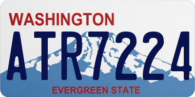 WA license plate ATR7224