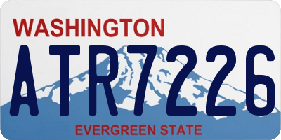 WA license plate ATR7226