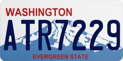 WA license plate ATR7229