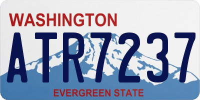 WA license plate ATR7237