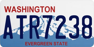 WA license plate ATR7238