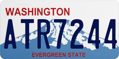 WA license plate ATR7244