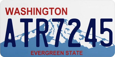 WA license plate ATR7245
