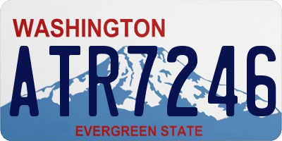 WA license plate ATR7246
