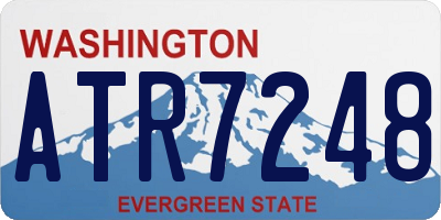 WA license plate ATR7248