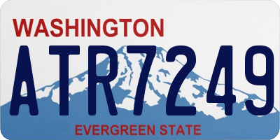 WA license plate ATR7249