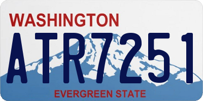 WA license plate ATR7251