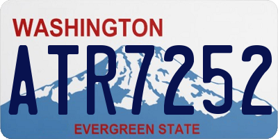 WA license plate ATR7252