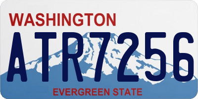 WA license plate ATR7256