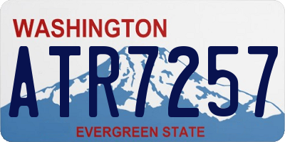WA license plate ATR7257