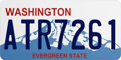 WA license plate ATR7261