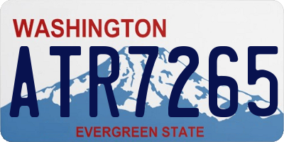 WA license plate ATR7265
