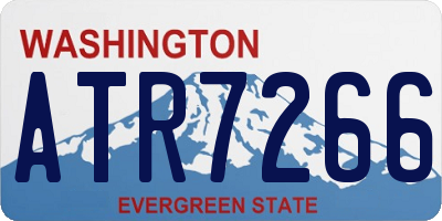 WA license plate ATR7266