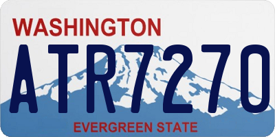 WA license plate ATR7270