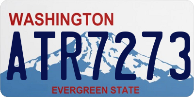 WA license plate ATR7273