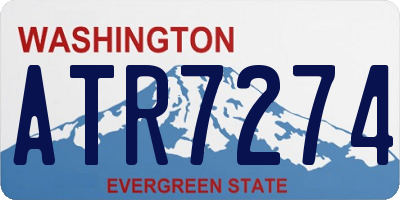 WA license plate ATR7274