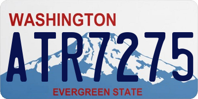 WA license plate ATR7275