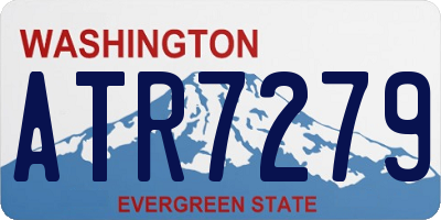 WA license plate ATR7279