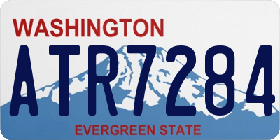 WA license plate ATR7284