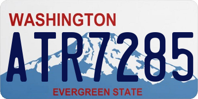 WA license plate ATR7285