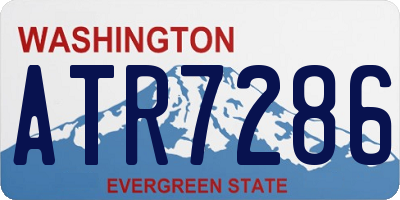 WA license plate ATR7286