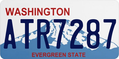 WA license plate ATR7287