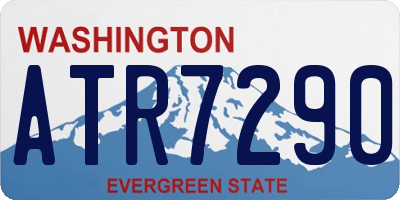WA license plate ATR7290