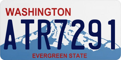 WA license plate ATR7291