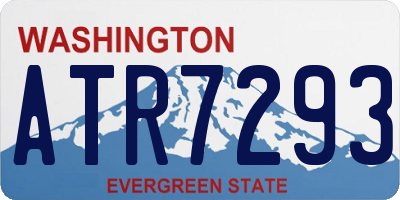 WA license plate ATR7293