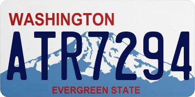 WA license plate ATR7294