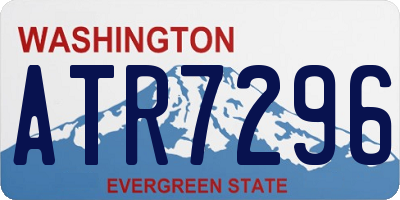 WA license plate ATR7296