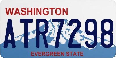 WA license plate ATR7298