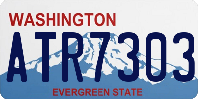 WA license plate ATR7303