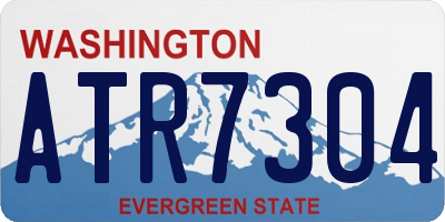 WA license plate ATR7304