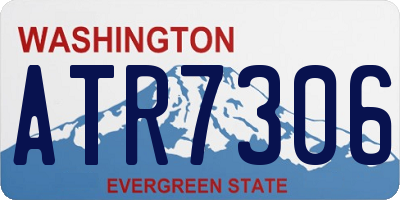 WA license plate ATR7306